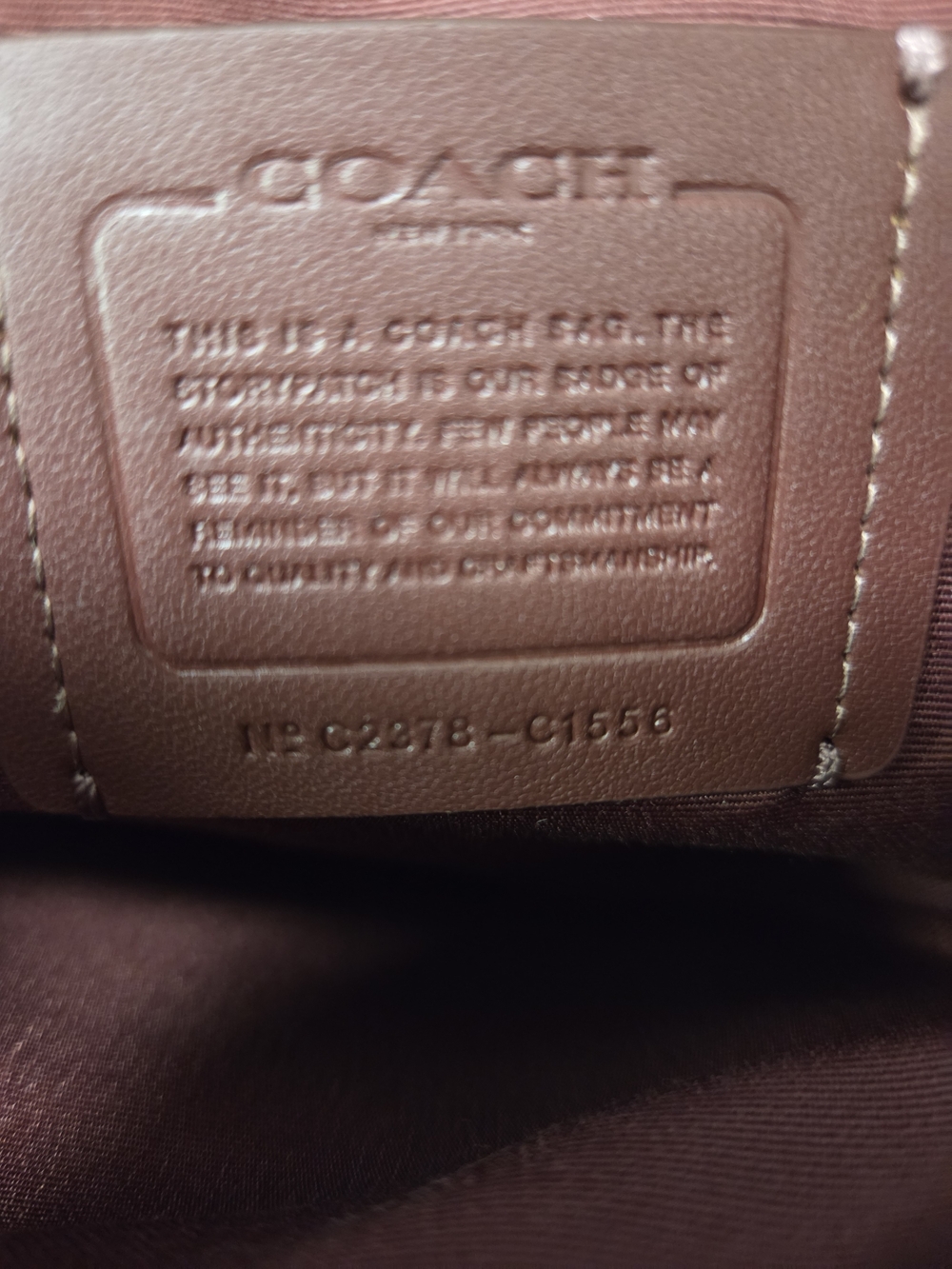 Coach Womans Pink Leather Pink